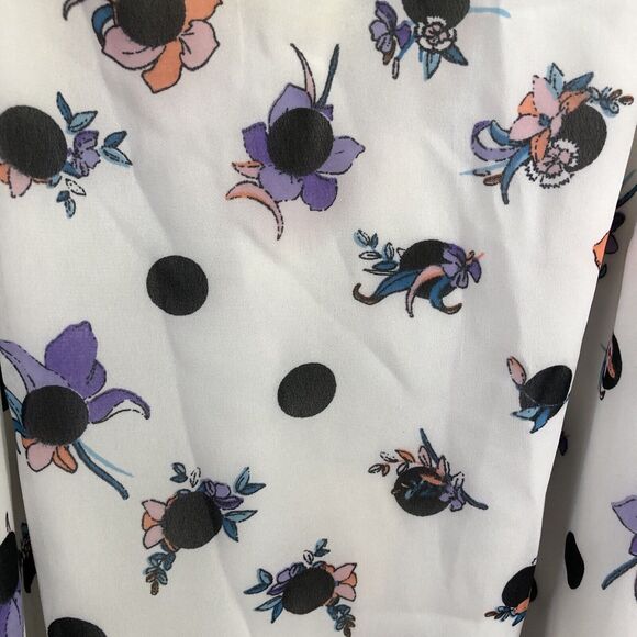 Japna Women's Halter Top Floral/Polka Dot Pattern Style 14682 Size Large - Picture 2 of 5